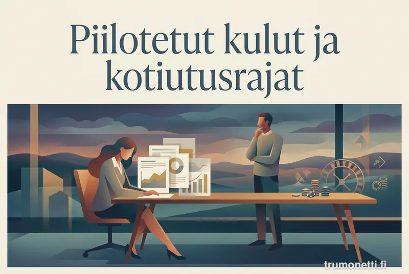 Piilotetut kulut ja kotiutusrajat